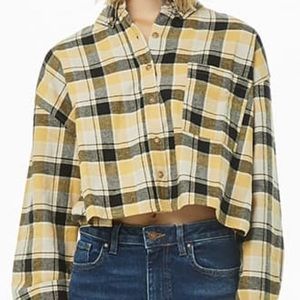 Cropped flannel